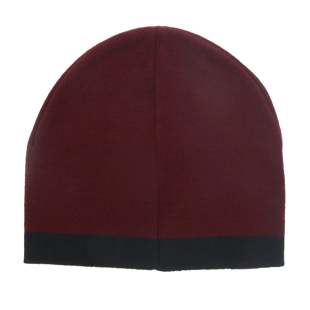 Roberto Cavalli  ESZ027 02000 Maroon Logo Beanie Hat