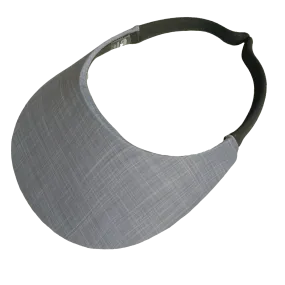 Round Brim - Charcoal Gray Linen