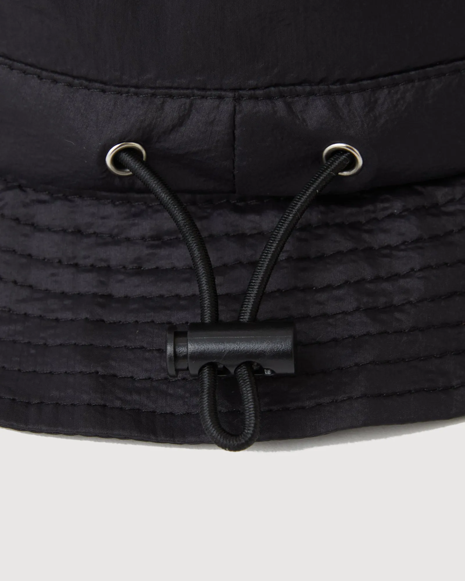 RUFFLOG×ELECTRIC WATERPROOF PACKABLE HAT BLACK