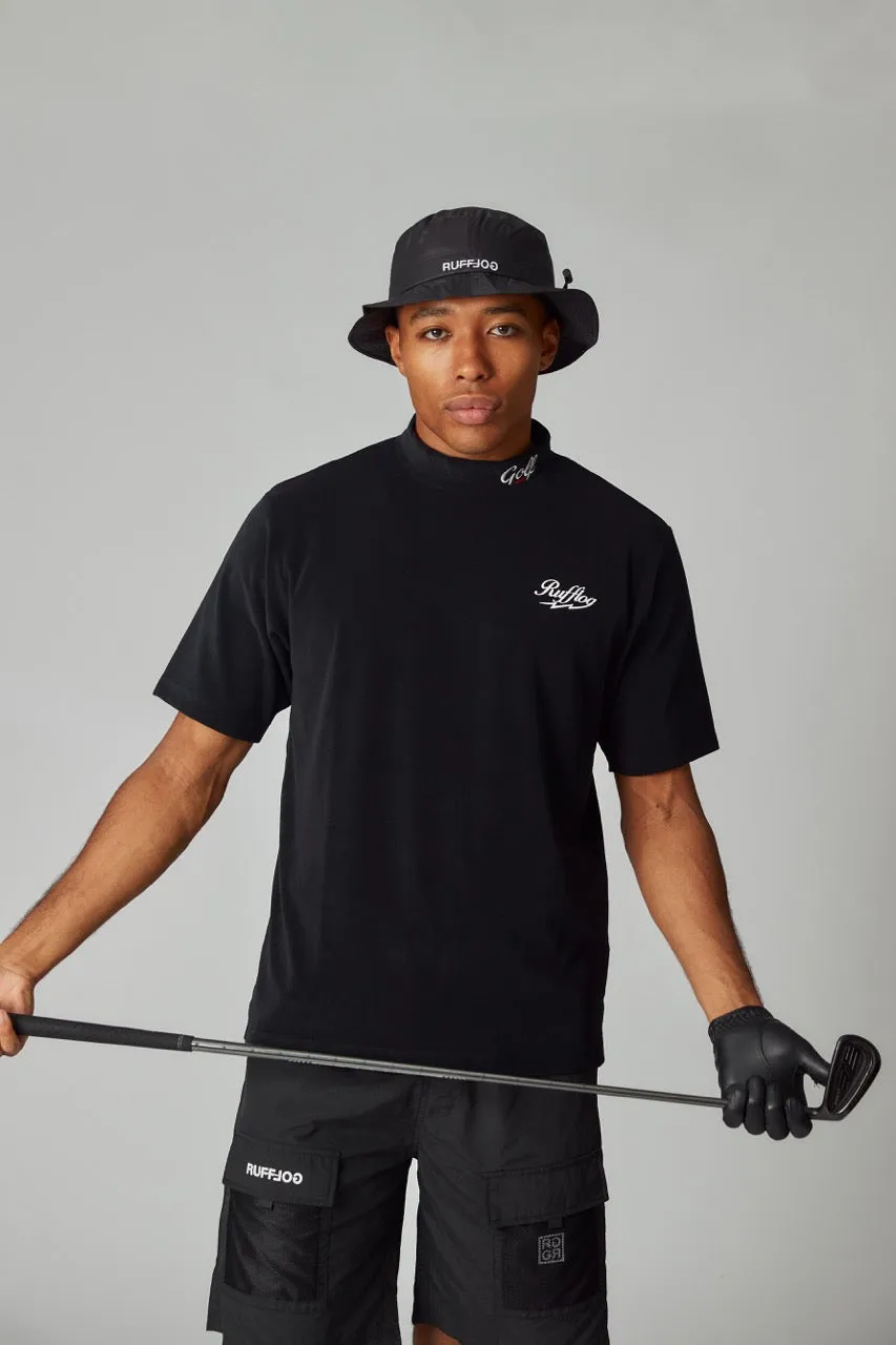 RUFFLOG×ELECTRIC WATERPROOF PACKABLE HAT BLACK