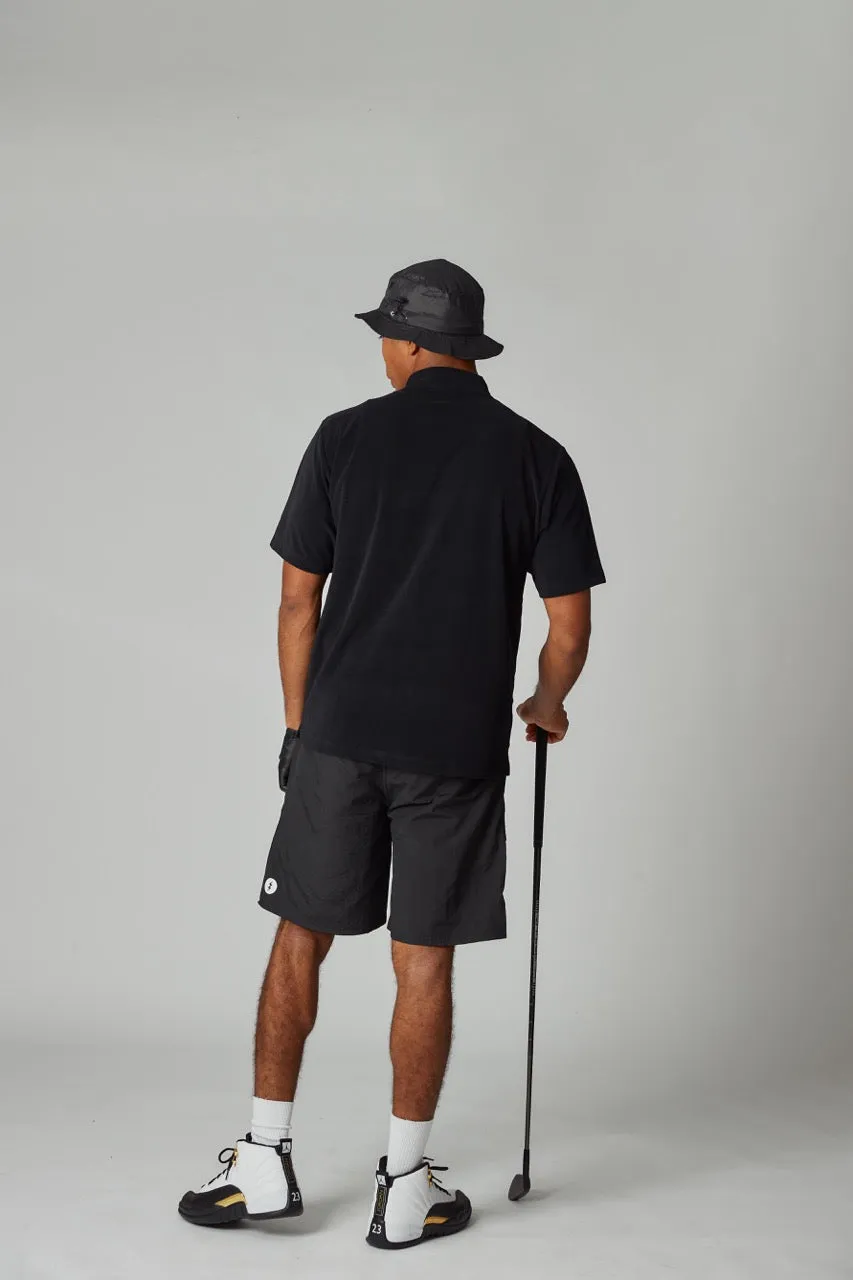 RUFFLOG×ELECTRIC WATERPROOF PACKABLE HAT BLACK