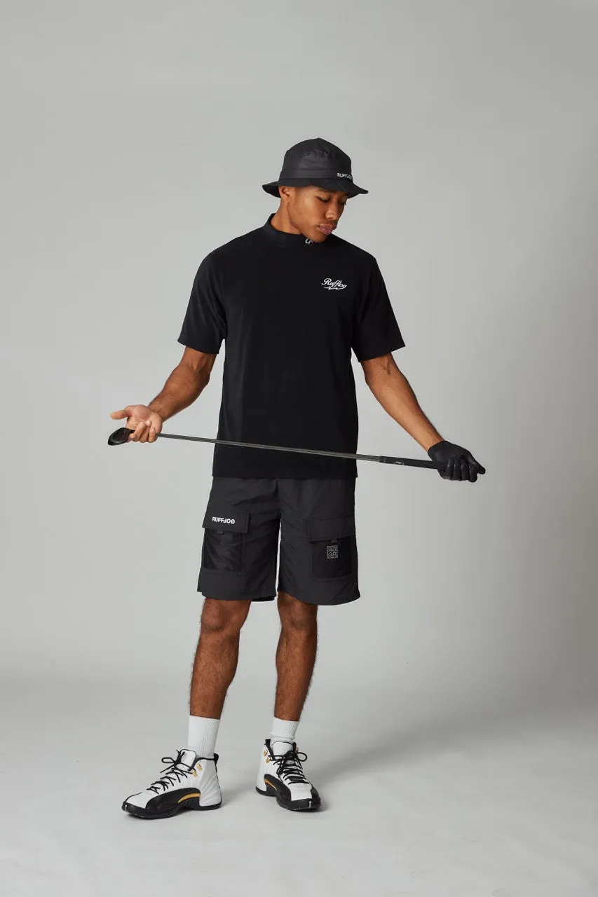 RUFFLOG×ELECTRIC WATERPROOF PACKABLE HAT BLACK