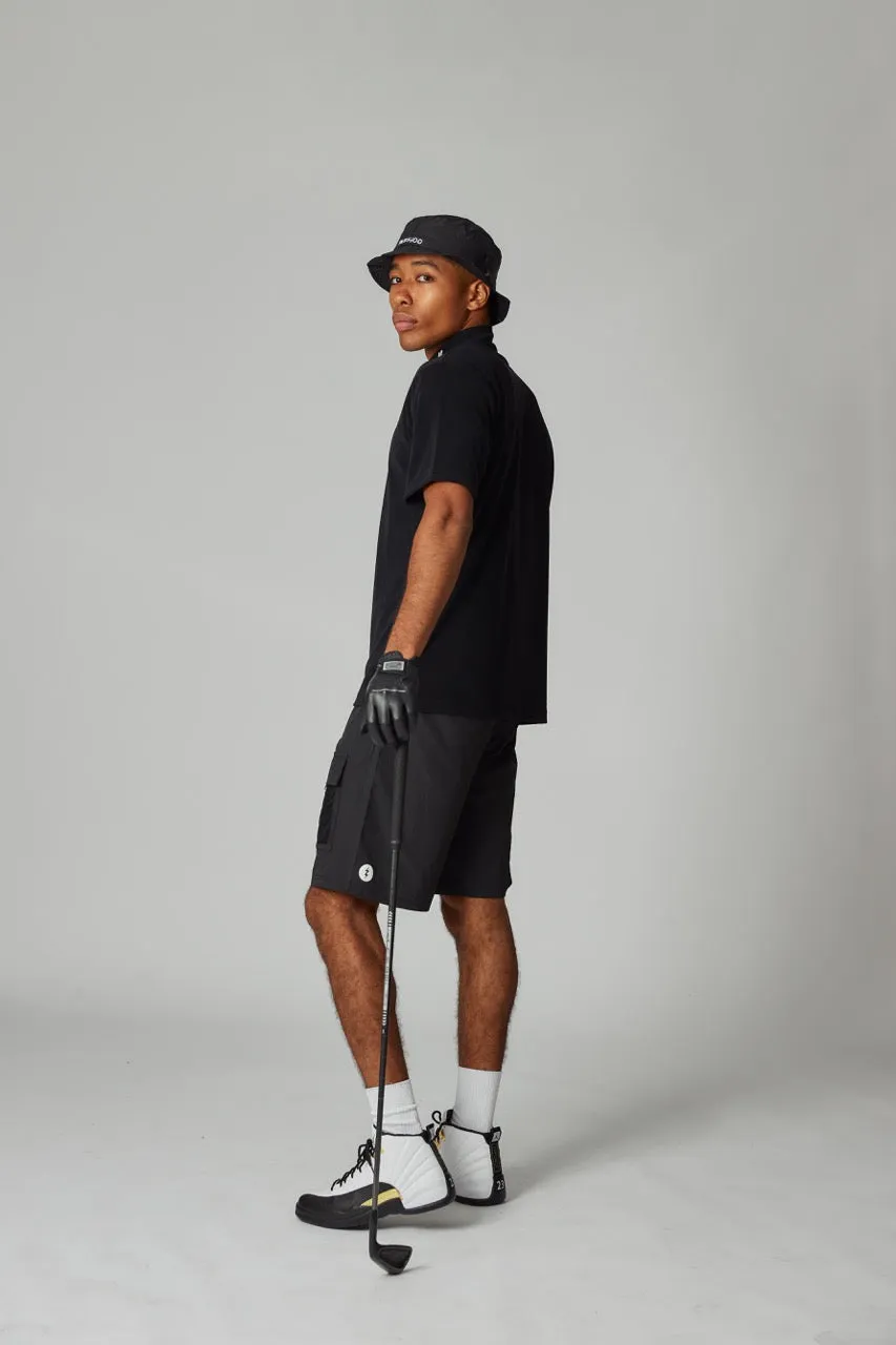 RUFFLOG×ELECTRIC WATERPROOF PACKABLE HAT BLACK