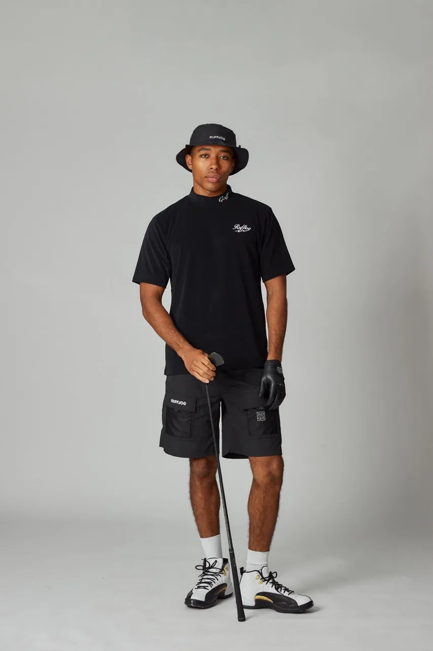 RUFFLOG×ELECTRIC WATERPROOF PACKABLE HAT BLACK