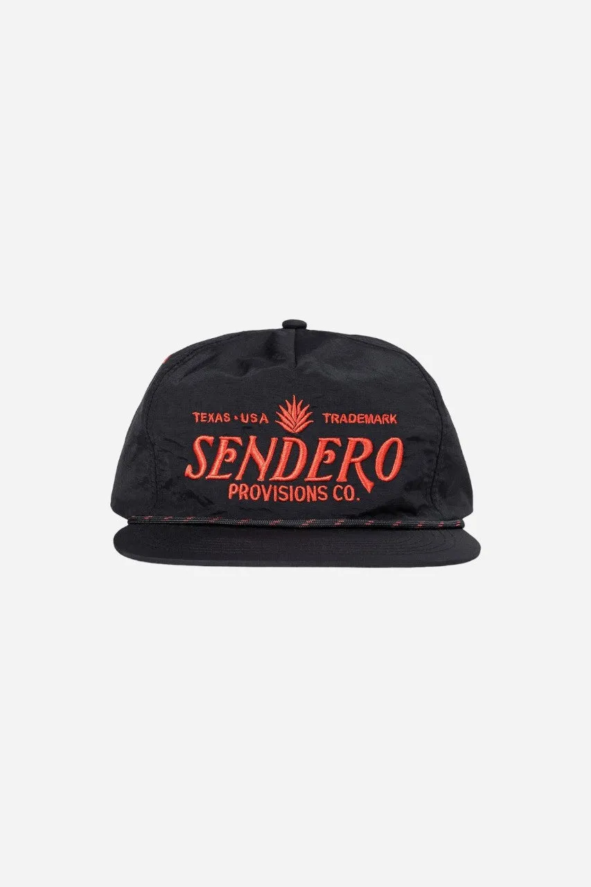 Sendero Provisions Logo Hat in Black Red