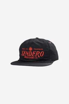 Sendero Provisions Logo Hat in Black Red