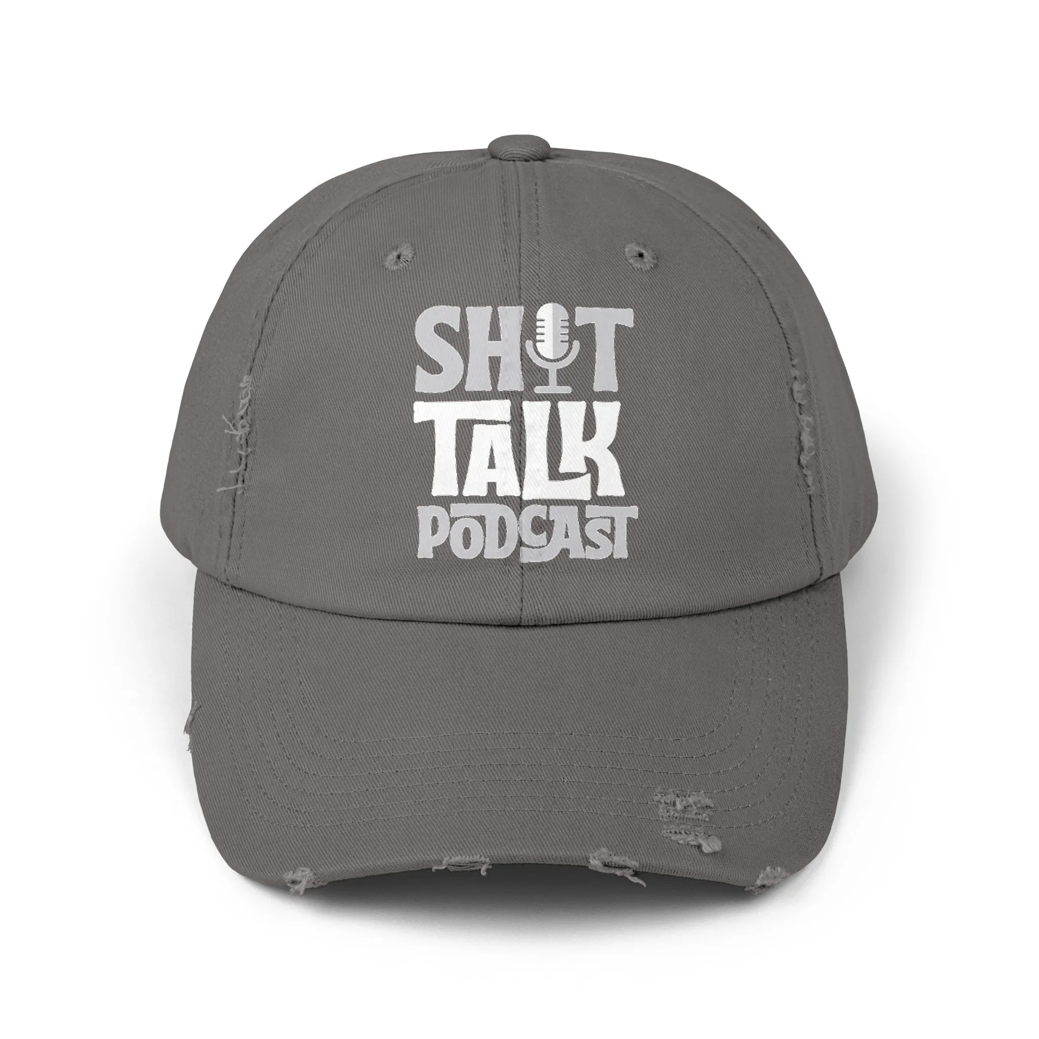 Shit Talk Podcast Logo Distressed Dad Hat