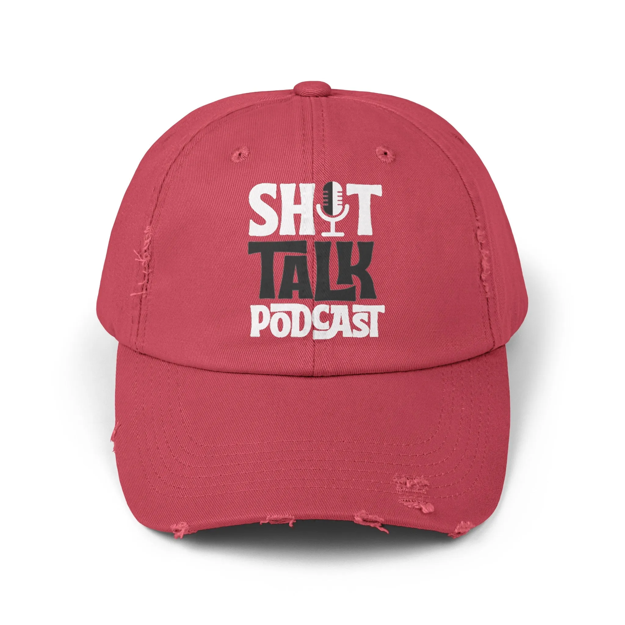 Shit Talk Podcast Logo Distressed Dad Hat