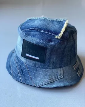 SI TU VEAUX DENIM BUCKET HAT