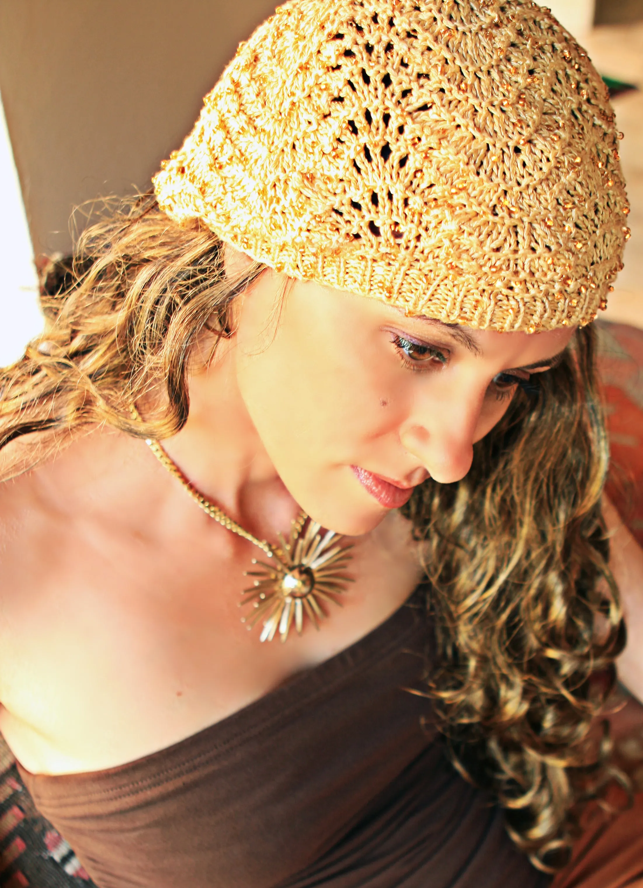 Slouchy Lace Berets