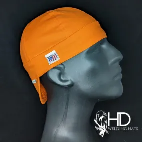 Solid Orange Welding Cap | HD Welding Hats