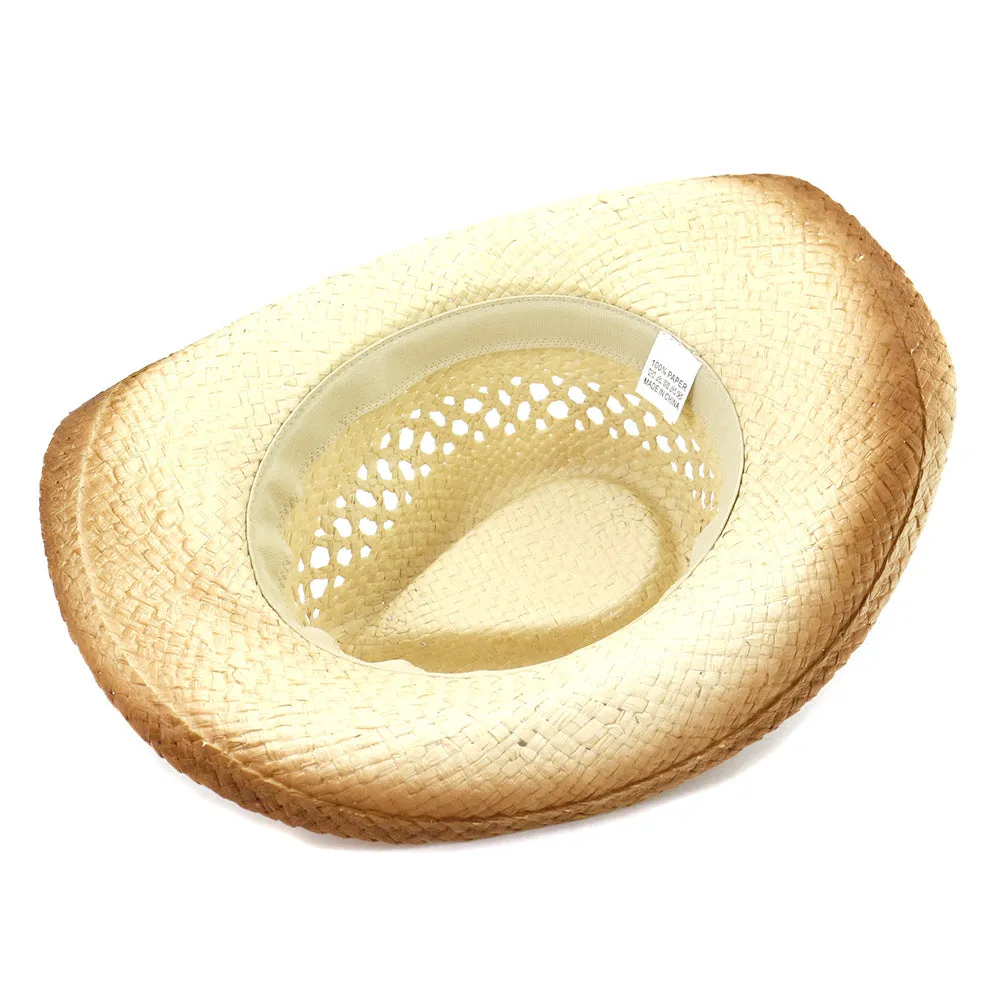 Straw Cowboy Hats Straw Cowboy Hat Spring and Summer Outdoor Travel