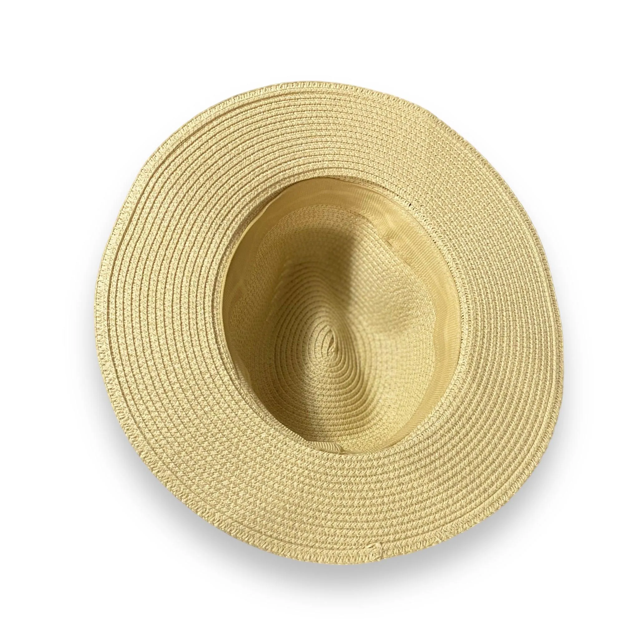 Stylish Summer Straw Fedora Beach Hat