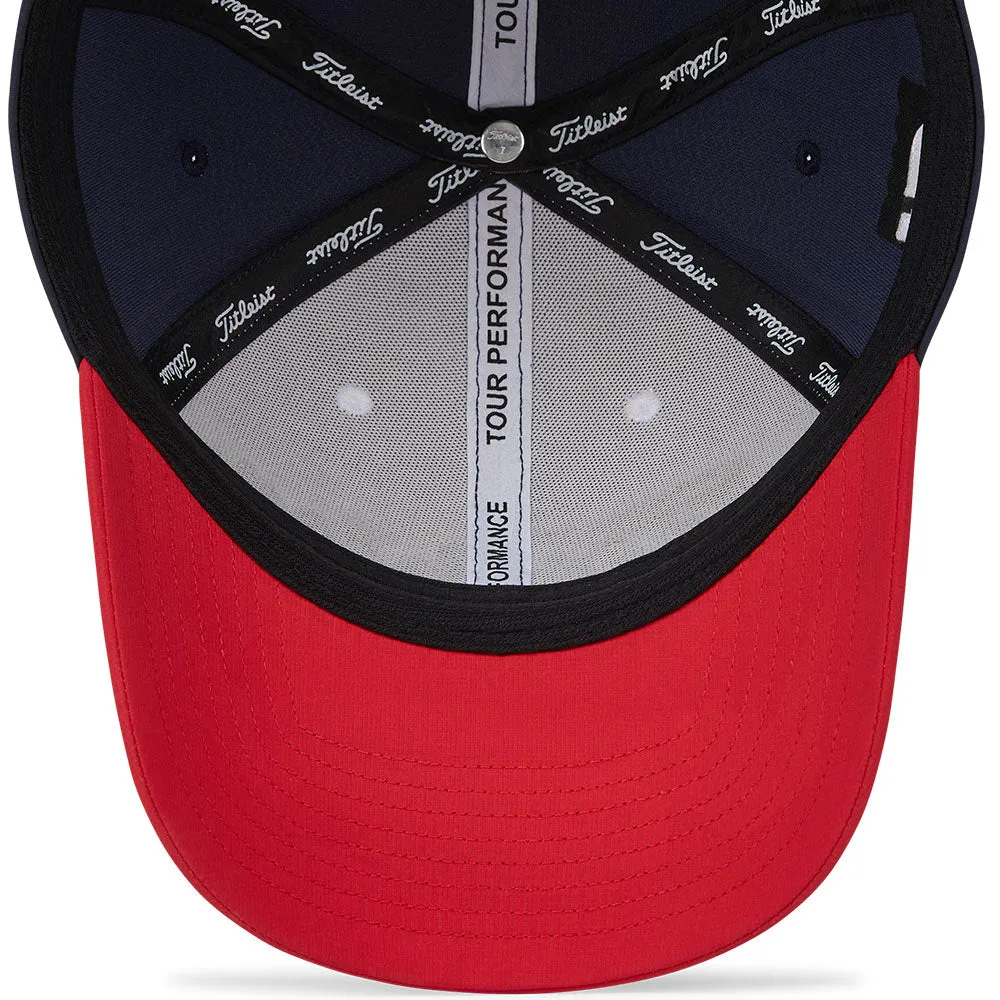 Titleist Tour Performance Cap - Navy/White/Red