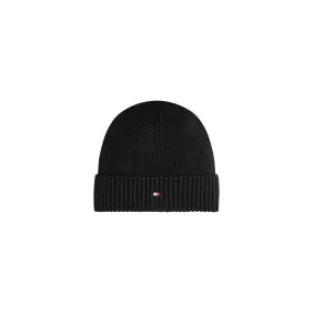 Tommy Hilfiger Black Cotton Hats & Cap