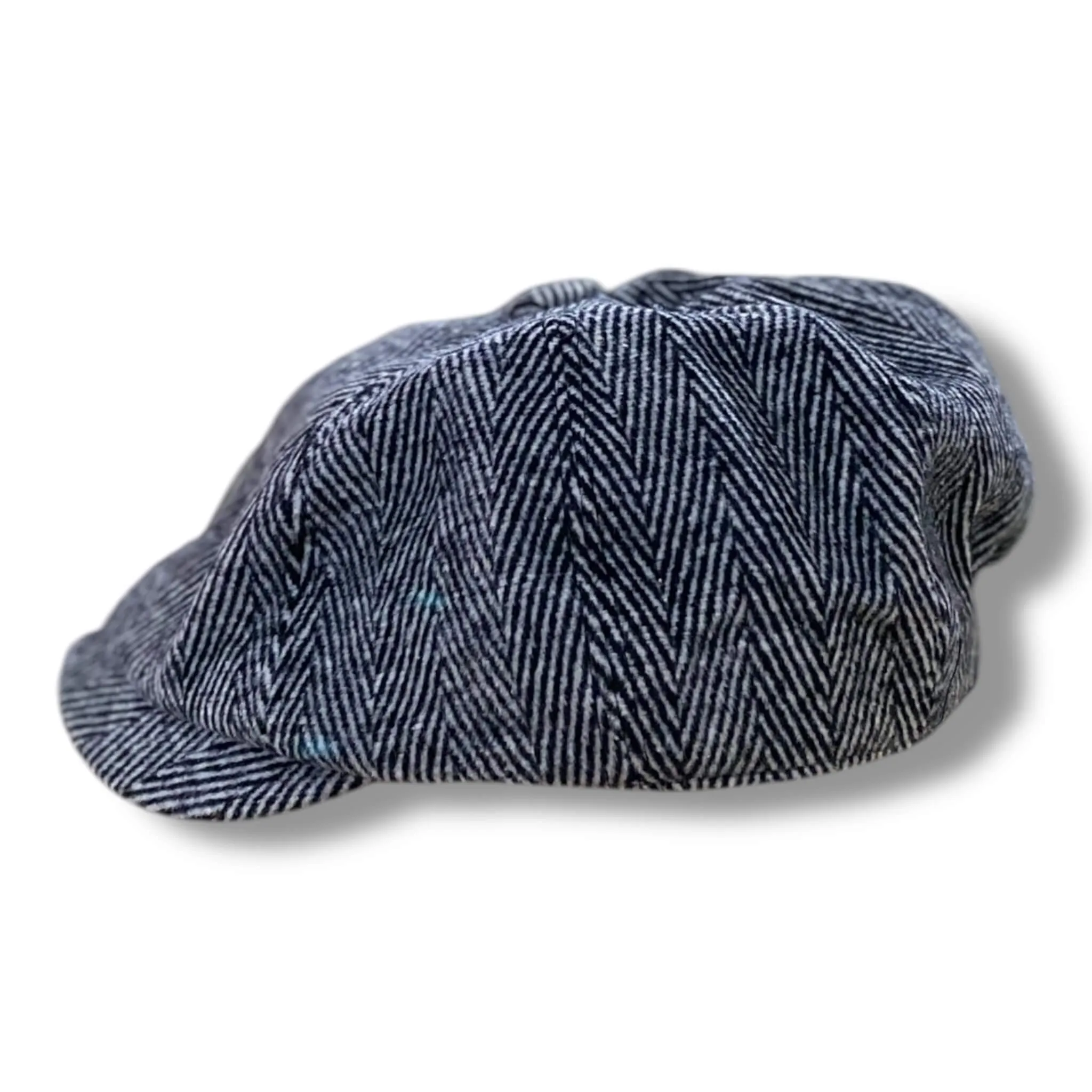 Tweed Herringbone Flat Cap