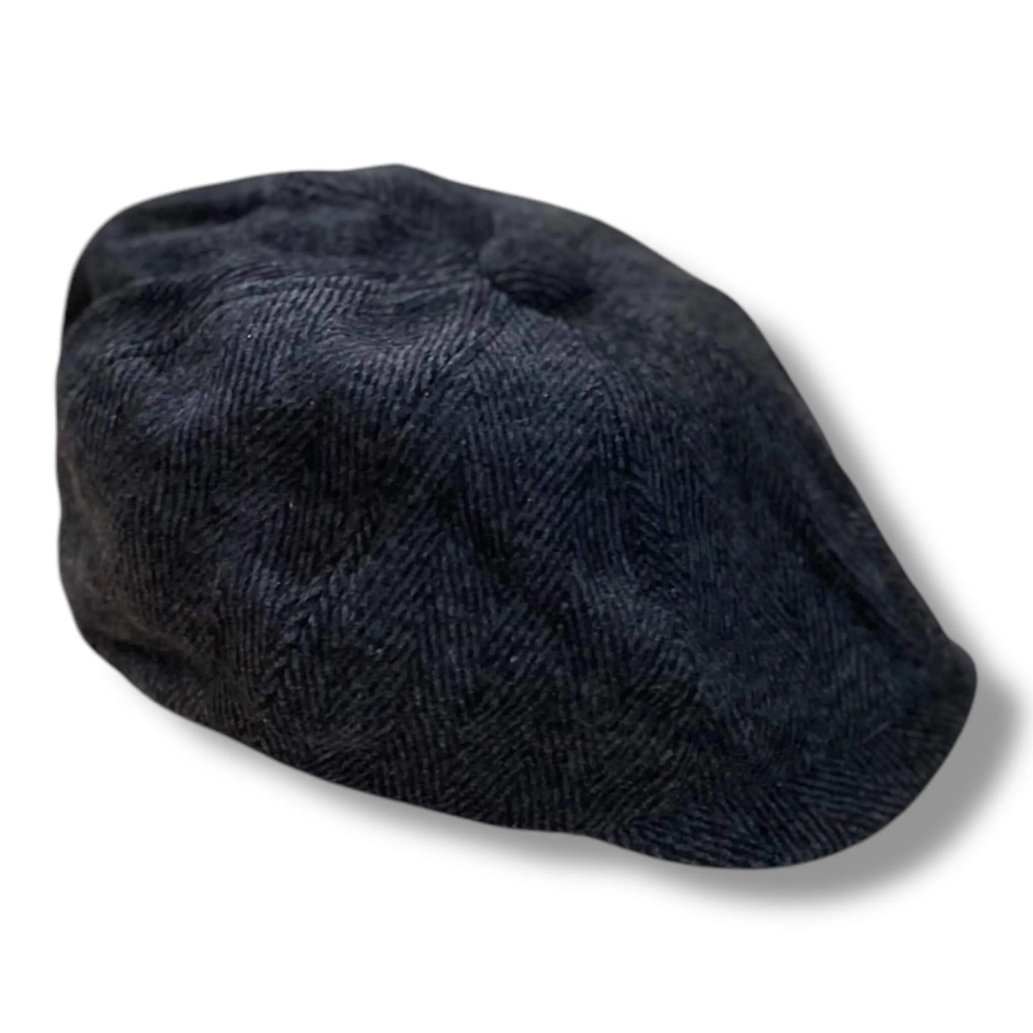 Tweed Herringbone Flat Cap
