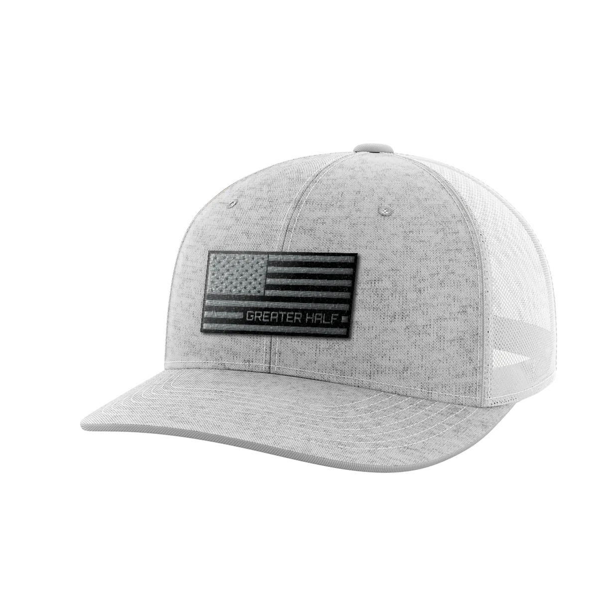 USA Black Flag Woven Patch Hat