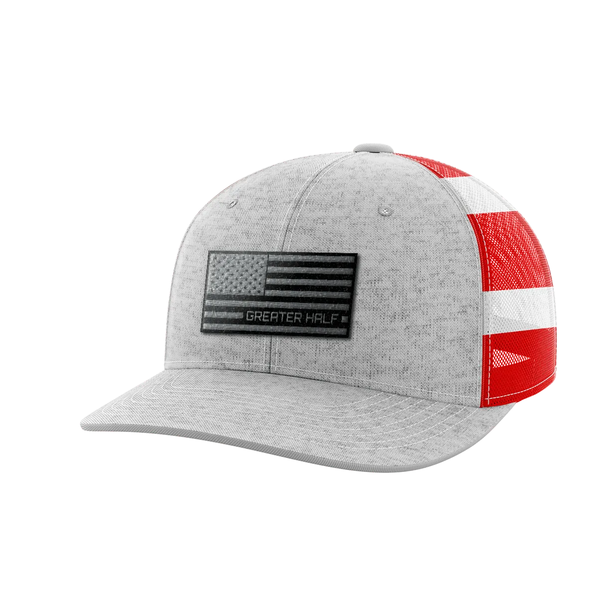 USA Black Flag Woven Patch Hat