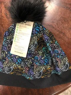 Watuko Merino wool and Bamboo Pom Hat