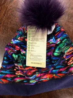 Watuko Merino wool and Bamboo Pom Hat