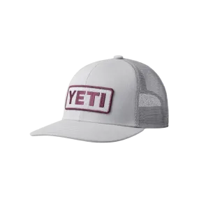 Yeti Men's Logo Badge Pro Trucker Grey Cap